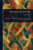 On English Poetry On English Poetry