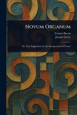 Novum Organum Novum Organum