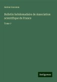 Bulletin hebdomadaire de Association scientifique de France Bulletin hebdomadaire de Association scientifique de France