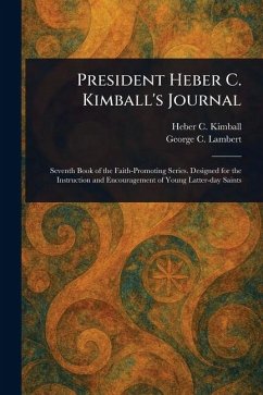 Cover President Heber C. Kimball's Journal