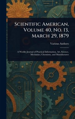 Cover Scientific American, Volume 40, No. 13, March 29, 1879