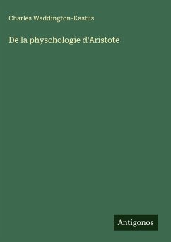 Cover De la physchologie d'Aristote