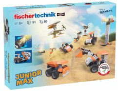 Fischertechnik 576101 - JUNIOR MAX, 10 Modelle, Solarmodelle, Konstruktionsbaukasten