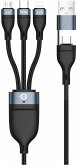 Conceptronic ETTA06B15 3-in-1 USB PD 100W 1.5M Conceptronic ETTA06B15 3-in-1 USB PD 100W 1.5M