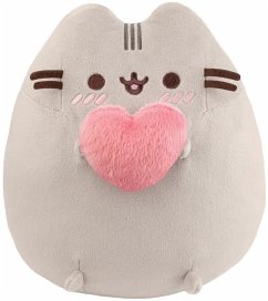 Cover Aurora 61572 - Pusheen With Heart, Plüschtier mit Herz, 24 cm