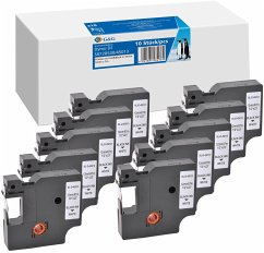 10x G&G Schriftband 12mm x 7m sw Komp m. Dymo D1/ 45013/ S0720530