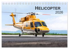 Cover Helicopter 2026 (Tischkalender 2026 DIN A5 quer), CALVENDO Monatskalender