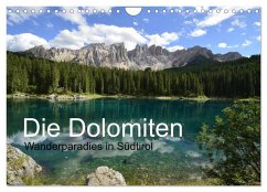 Die Dolomiten - Wanderparadies in Südtirol (Wandkalender 2026 DIN A4 quer), CALVENDO Monatskalender