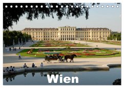 Wien (Tischkalender 2026 DIN A5 quer), CALVENDO Monatskalender Wien (Tischkalender 2026 DIN A5 quer), CALVENDO Monatskalender