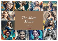 The Muse Moira in Twelve Facets (Desk Calendar 2026 DIN A5 landscape), CALVENDO 12 Month DeskCalendar
