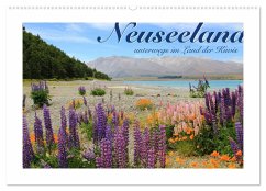 Cover Neuseeland - unterwegs im Land der Kiwis (Wandkalender 2026 DIN A2 quer), CALVENDO Monatskalender