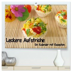 Cover Leckere Aufstriche - Ein Kalender mit Rezepten (hochwertiger Premium Wandkalender 2026 DIN A2 quer), Kunstdruck in Hochglanz