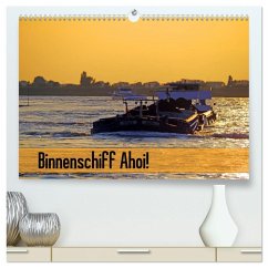 Cover Binnenschiff Ahoi! (hochwertiger Premium Wandkalender 2026 DIN A2 quer), Kunstdruck in Hochglanz