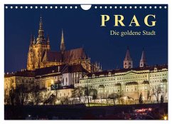Prag - die goldene Stadt (Wandkalender 2026 DIN A4 quer), CALVENDO Monatskalender Prag - die goldene Stadt (Wandkalender 2026 DIN A4 quer), CALVENDO Monatskalender