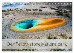 Der Yellowstone Nationalpark (Tischkalender 2026 DIN A5 quer), CALVENDO Monatskalender