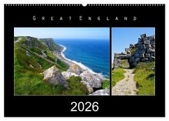 Cover Great England 2026 (Wandkalender 2026 DIN A2 quer), CALVENDO Monatskalender