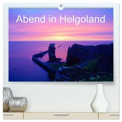 Abend in Helgoland (hochwertiger Premium Wandkalender 2026 DIN A2 quer), Kunstdruck in Hochglanz