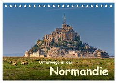 Cover Unterwegs in der Normandie (Tischkalender 2026 DIN A5 quer), CALVENDO Monatskalender