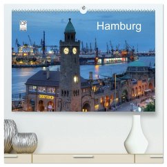 Hamburg (hochwertiger Premium Wandkalender 2026 DIN A2 quer), Kunstdruck in Hochglanz