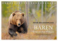 Cover Magie des Augenblicks - Bären in nordischen Wäldern (Tischkalender 2026 DIN A5 quer), CALVENDO Monatskalender