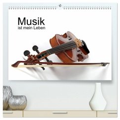 Musik ist mein Leben (hochwertiger Premium Wandkalender 2026 DIN A2 quer), Kunstdruck in Hochglanz