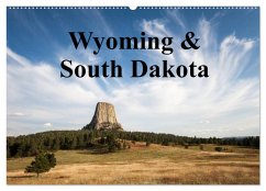 Cover Wyoming & South Dakota (Wandkalender 2026 DIN A2 quer), CALVENDO Monatskalender