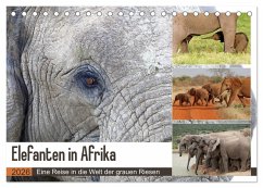 Elefanten in Afrika (Tischkalender 2026 DIN A5 quer), CALVENDO Monatskalender Elefanten in Afrika (Tischkalender 2026 DIN A5 quer), CALVENDO Monatskalender