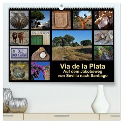 Cover Via de la Plata - auf dem Jakobsweg von Sevilla nach Santiago (hochwertiger Premium Wandkalender 2026 DIN A2 quer), Kunstdruck in Hochglanz