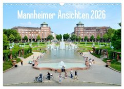 Mannheimer Ansichten 2026 (Wandkalender 2026 DIN A3 quer), CALVENDO Monatskalender