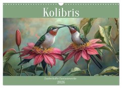 Kolibris - Zauberhafte Fantasiewerke (Wandkalender 2026 DIN A3 quer), CALVENDO Monatskalender