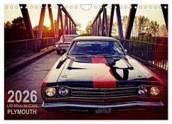 Cover US-Muscle-Cars - Plymouth (Wandkalender 2026 DIN A4 quer), CALVENDO Monatskalender