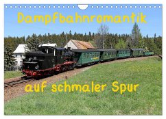 Cover Dampfbahnromantik auf schmaler Spur (Wandkalender 2026 DIN A4 quer), CALVENDO Monatskalender