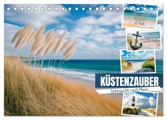 KÜSTENZAUBER Sehnsucht nach Meer (Tischkalender 2026 DIN A5 quer), CALVENDO Monatskalender