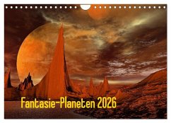 Cover Fantasie-Planeten (Wandkalender 2026 DIN A4 quer), CALVENDO Monatskalender