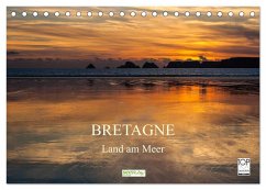 Cover Bretagne - Land am Meer (Tischkalender 2026 DIN A5 quer), CALVENDO Monatskalender