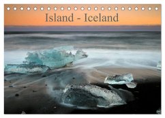 Island - Iceland (Tischkalender 2026 DIN A5 quer), CALVENDO Monatskalender