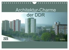 Cover Architektur-Charme der DDR (Erfurt) (Wandkalender 2026 DIN A4 quer), CALVENDO Monatskalender