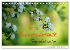 Cover Blumenfreude Terminkalender (Tischkalender 2026 DIN A5 quer), CALVENDO Monatskalender