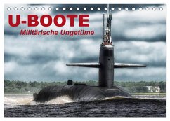 Cover U-Boote - Militärische Ungetüme (Tischkalender 2026 DIN A5 quer), CALVENDO Monatskalender