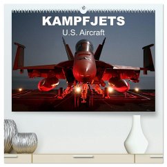 Kampfjets ¿ U.S. Aircraft (hochwertiger Premium Wandkalender 2026 DIN A2 quer), Kunstdruck in Hochglanz