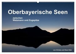 Cover Oberbayerische Seen (Wandkalender 2026 DIN A2 quer), CALVENDO Monatskalender