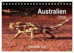 Cover Australien tierisch gut 2026 (Tischkalender 2026 DIN A5 quer), CALVENDO Monatskalender