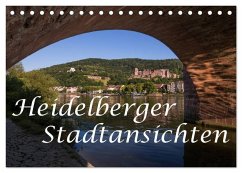 Cover Heidelberger Stadtansichten (Tischkalender 2026 DIN A5 quer), CALVENDO Monatskalender