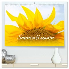 Cover Sonnenblumen - die Blumen der Lebensfreude (hochwertiger Premium Wandkalender 2026 DIN A2 quer), Kunstdruck in Hochglanz