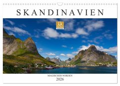 Skandinavien: Magischer Norden (Wandkalender 2026 DIN A3 quer), CALVENDO Monatskalender