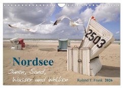 Nordsee - Dünen, Sand, Wasser und Wolken (Wandkalender 2026 DIN A4 quer), CALVENDO Monatskalender Nordsee - Dünen, Sand, Wasser und Wolken (Wandkalender 2026 DIN A4 quer), CALVENDO Monatskalender