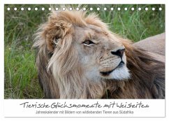 Cover Tierische Glücksmomente mit Weisheiten (Tischkalender 2026 DIN A5 quer), CALVENDO Monatskalender