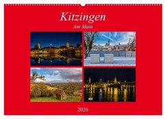 Kitzingen am Main (Wandkalender 2026 DIN A2 quer), CALVENDO Monatskalender