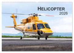 Cover Helicopter 2026 (Wandkalender 2026 DIN A2 quer), CALVENDO Monatskalender