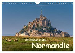 Cover Unterwegs in der Normandie (Wandkalender 2026 DIN A4 quer), CALVENDO Monatskalender